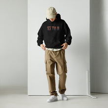 Load image into Gallery viewer, BIG 93 TM 11 Hoodie (Orange Letters &amp; Blue Outline)
