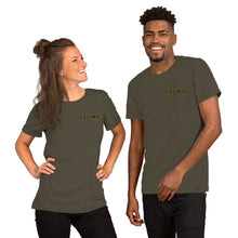Load image into Gallery viewer, 93 TM 11 Short-Sleeve T-Shirt ( Black Letters &amp; Gold Outline )
